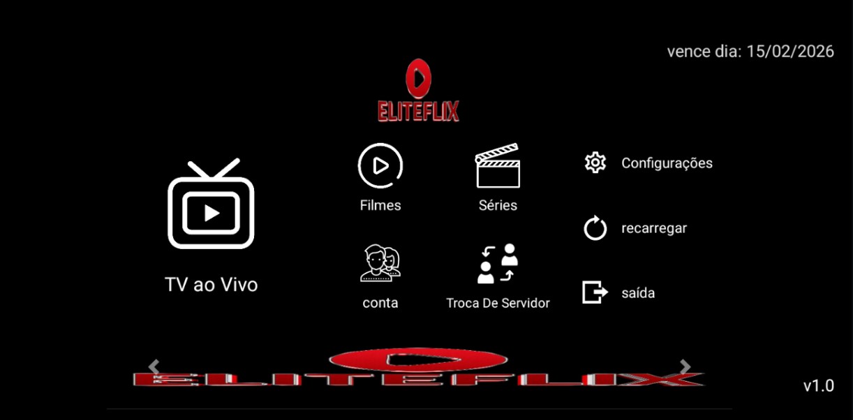 Exemplo App de Streaming