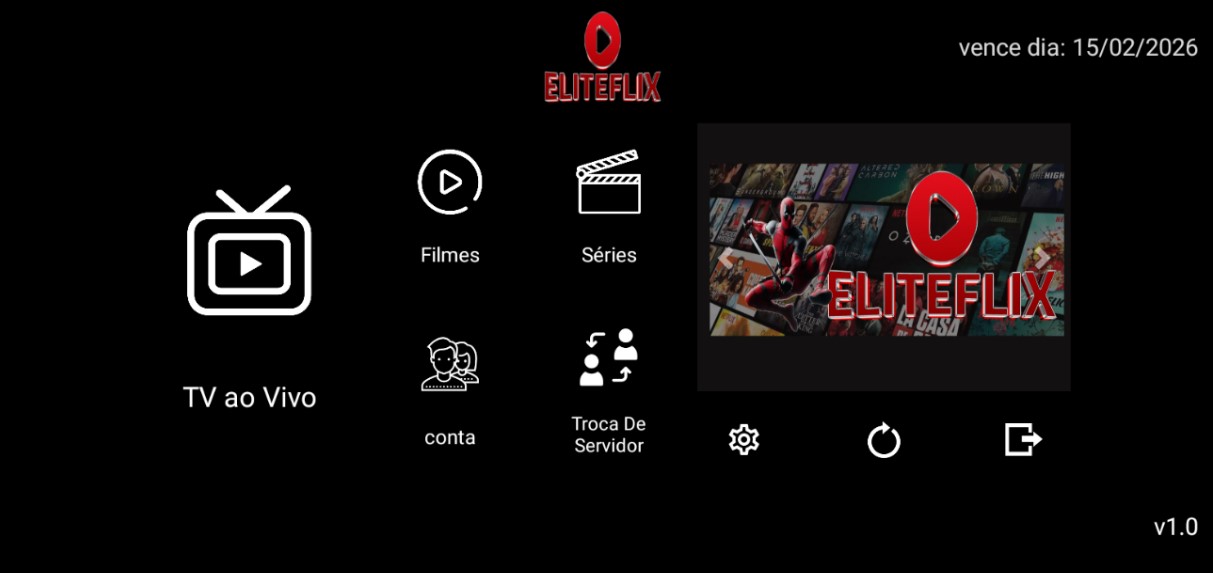 Exemplo App de Streaming