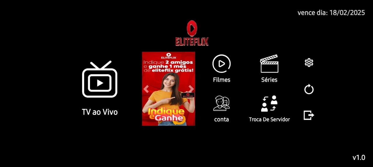 Exemplo App de Streaming